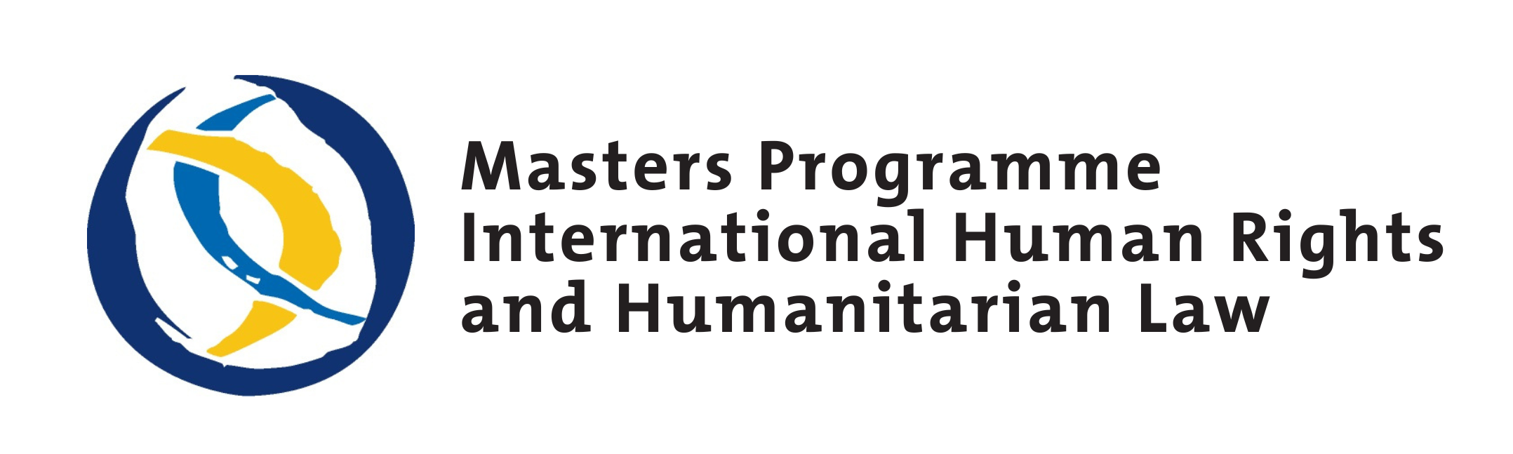 Masters Programme International Human Rights And Humanitarian Law (3 x 1 in) (2.5 x 0.75 in)