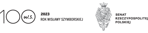 Logo Wisława Szymborska Stiftung und Senat Wisława Szymborska Jahr