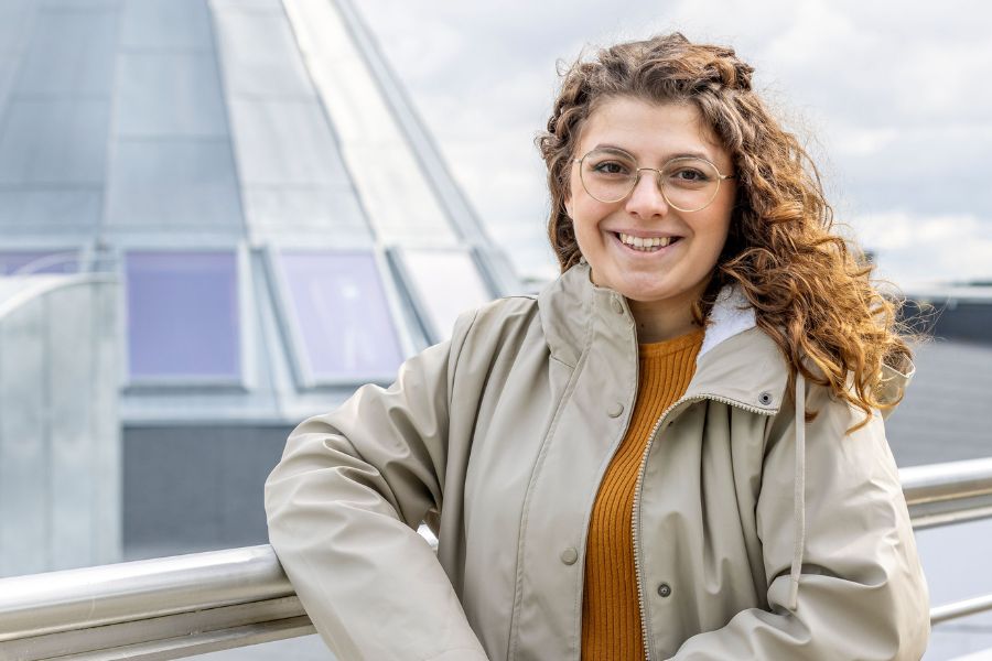 ERUA student Giorgia Pazzi at the ERUA Meeting at the Viadrina